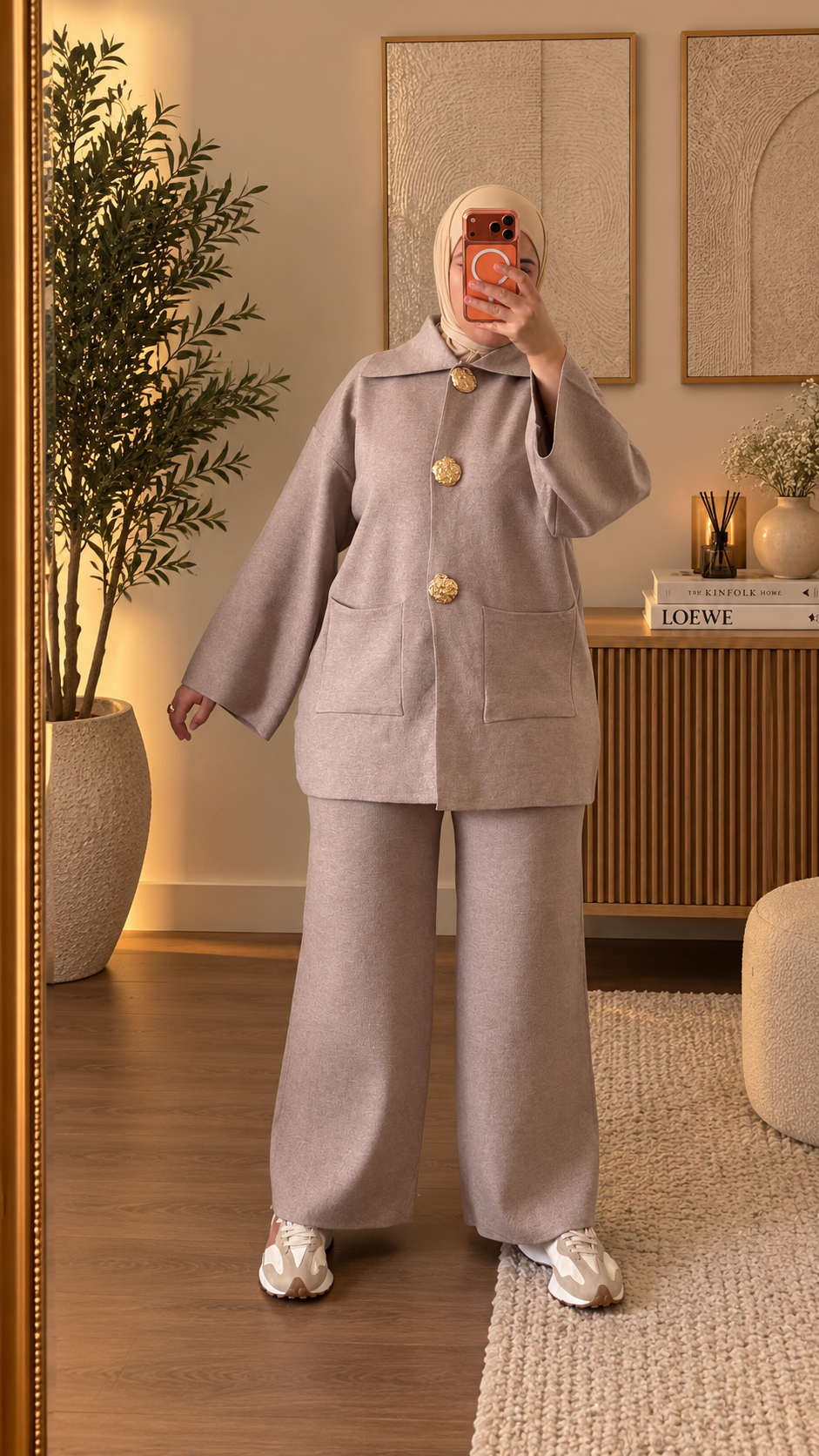 NADA elegantes zweiteiliges damen set