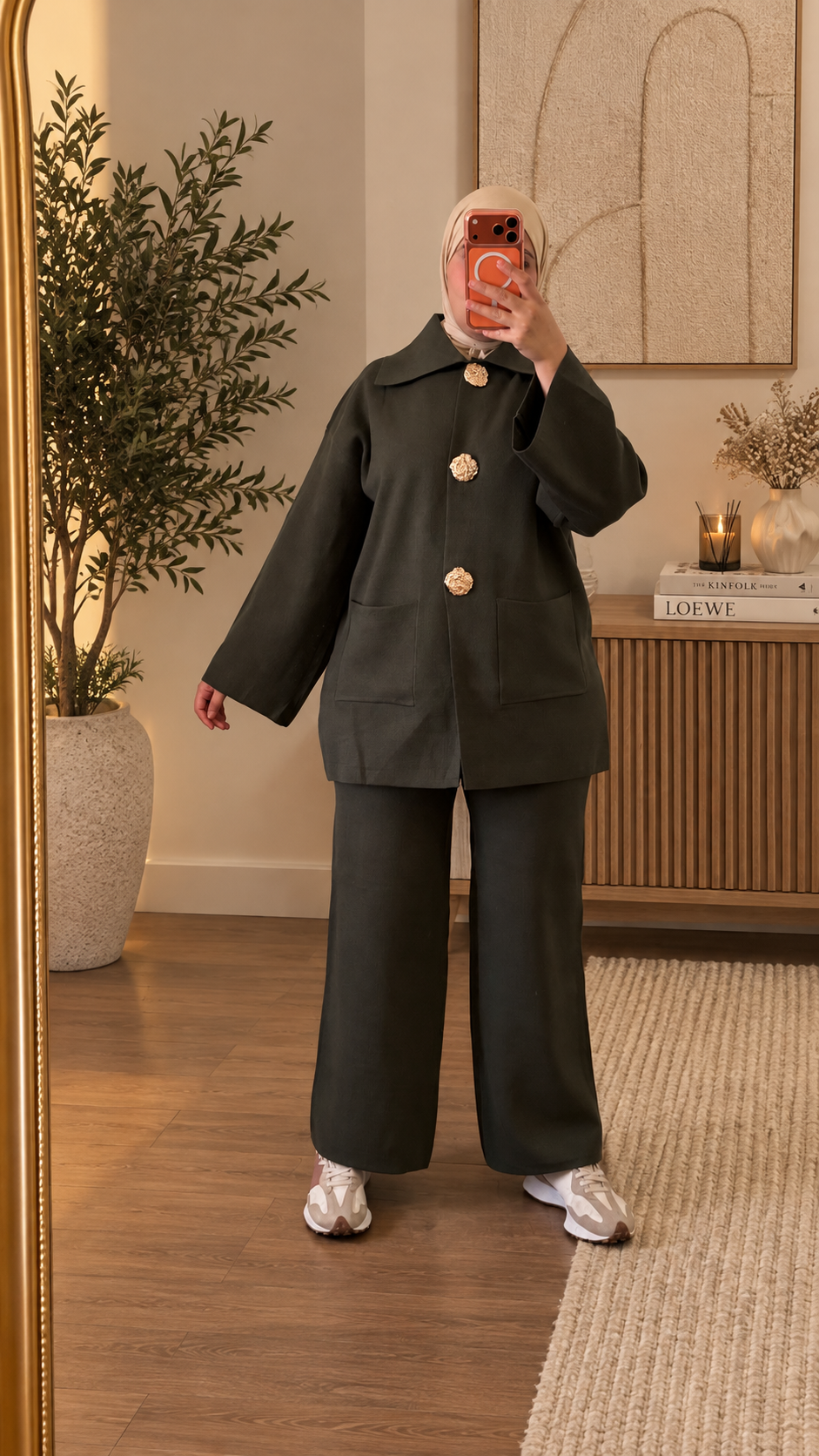 NADA elegantes zweiteiliges damen set