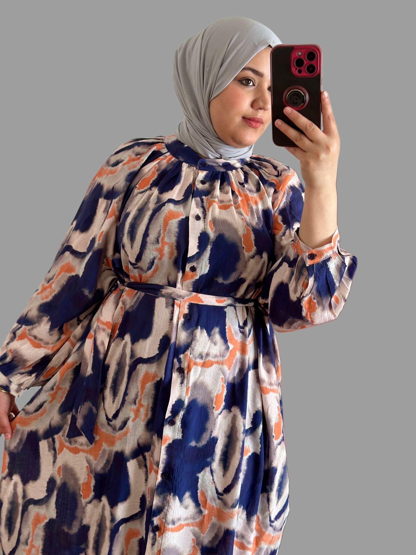 LAYNA KLEID in der Frabe orange