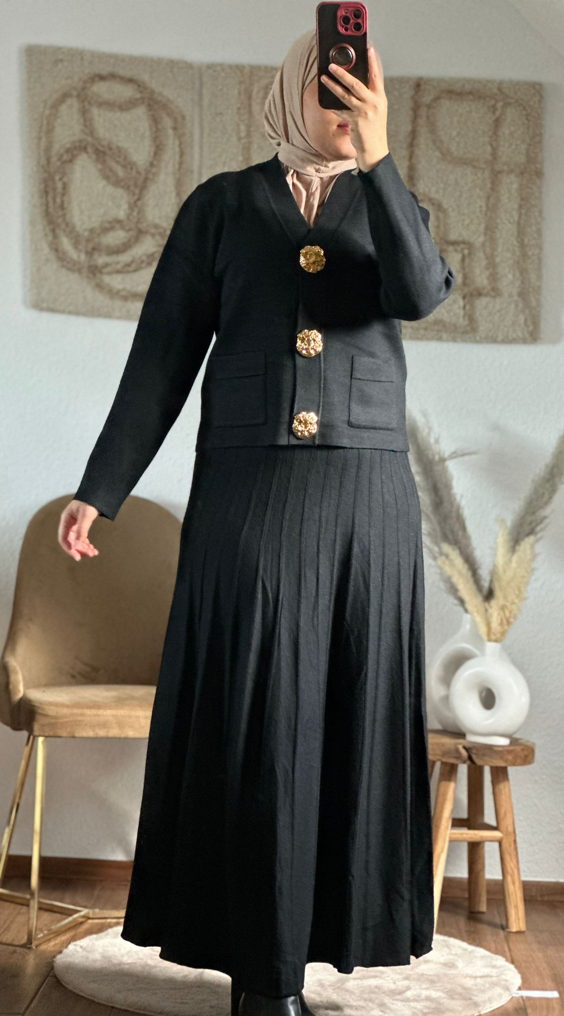 AMIRAs zwei teiler set in schwarz