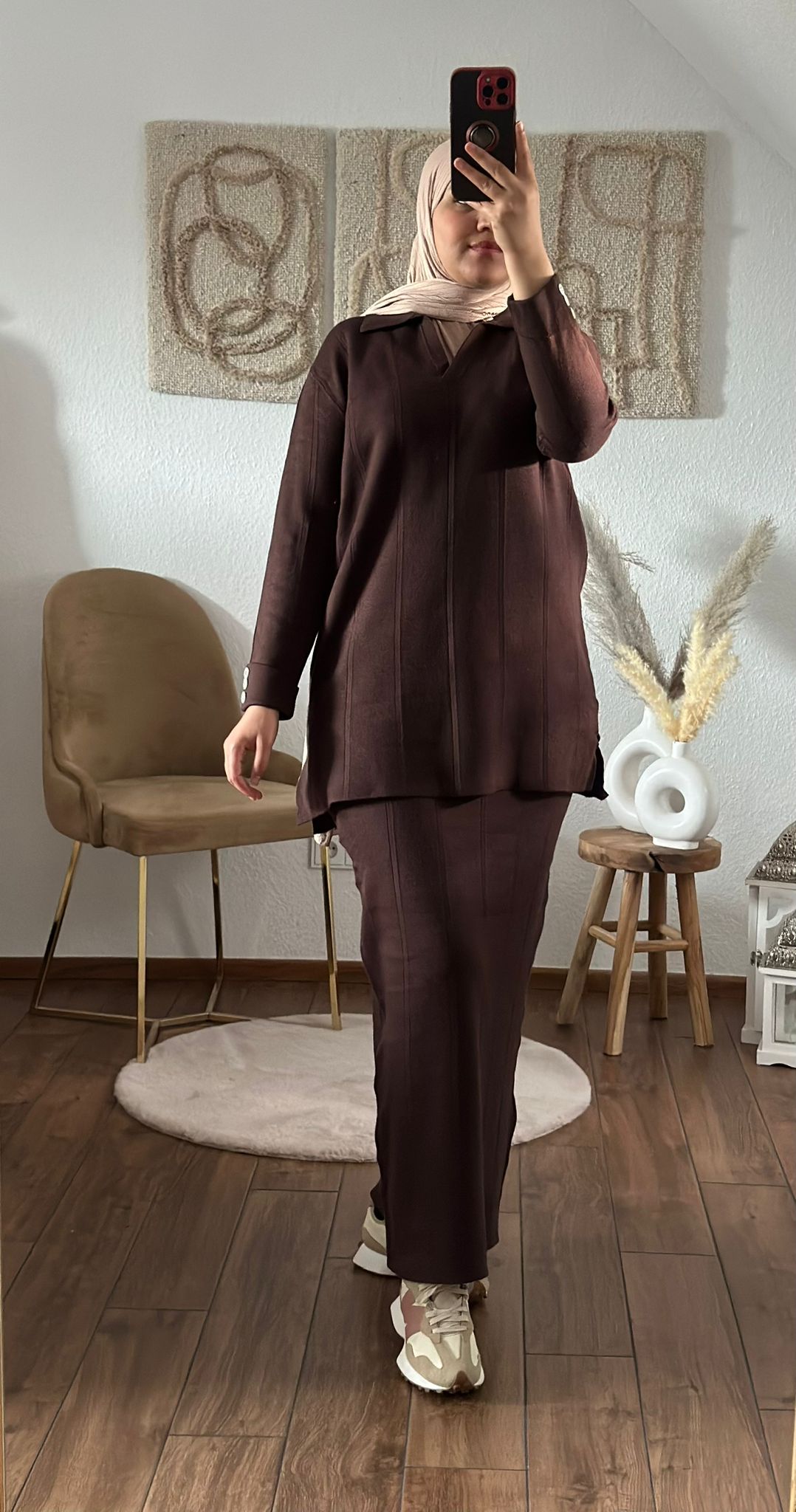 SAMIAs zweiteiler set Rock mit Oberteil