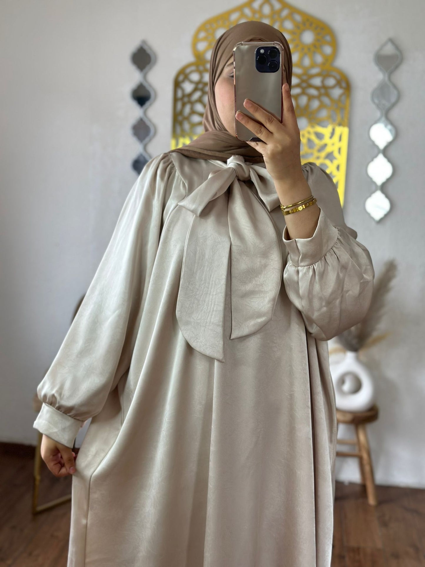 Yara maxikleid in bieg