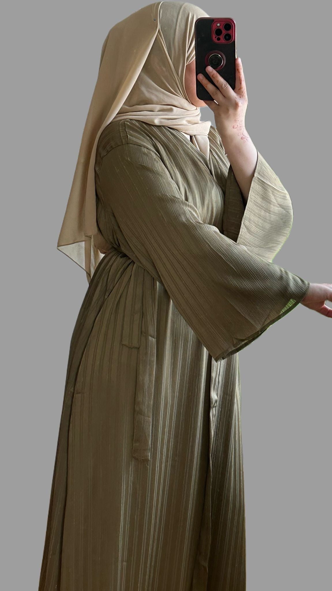 TAYRI kleid in der farbe kaki