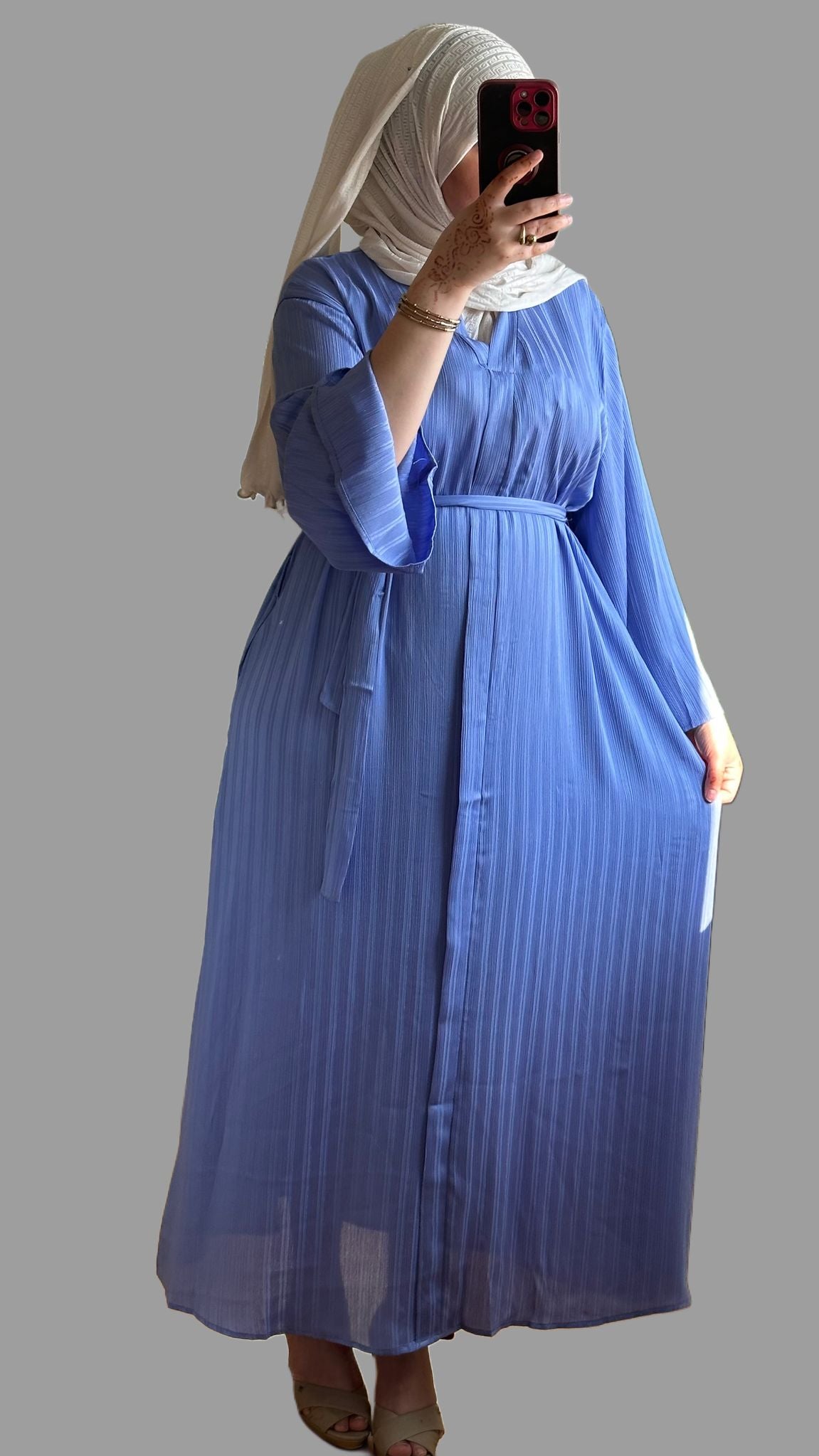 TAYRI kleid in der farbe blau