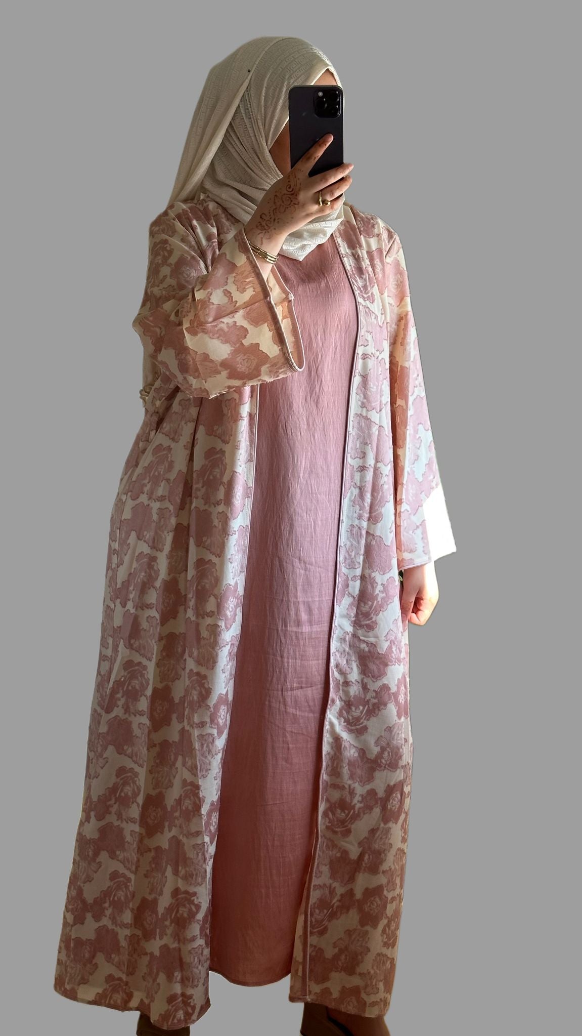 Arinas set in der farbe pink