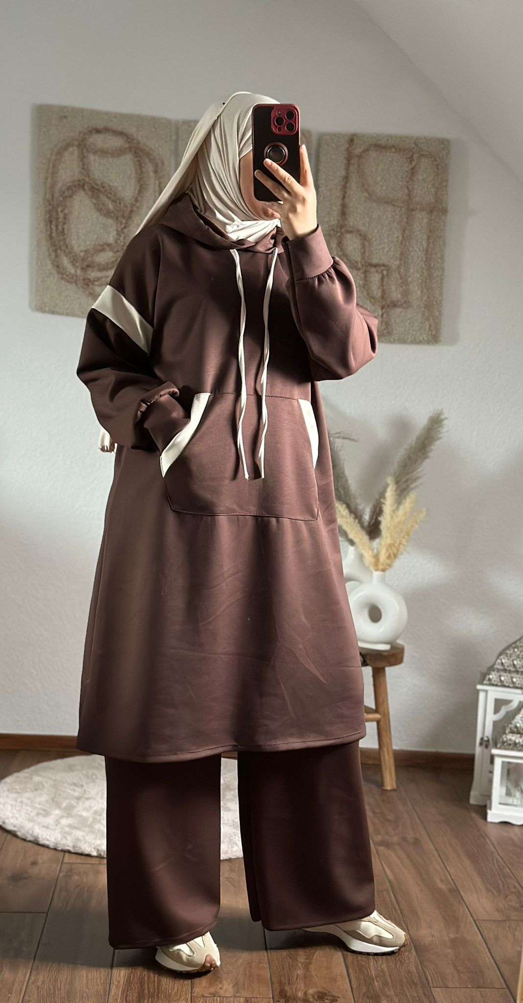 Bequem joggen Anzug zwei Teiler Set