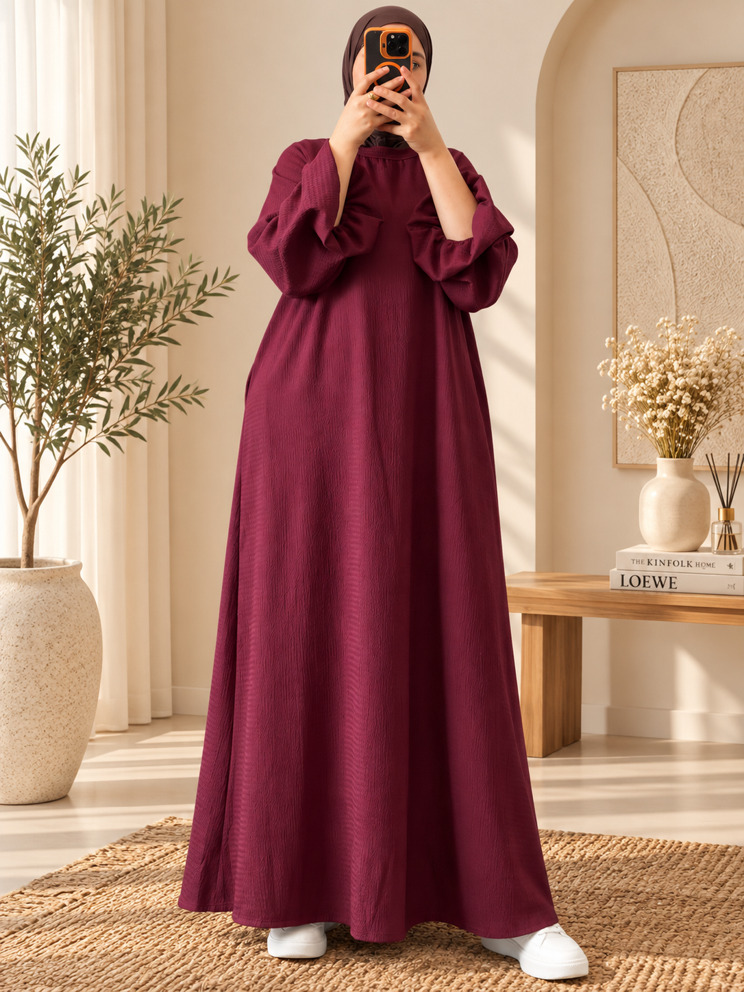 Amira elegantes maxi kleid