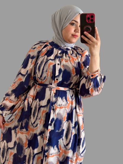 LAYNA KLEID in der Frabe orange