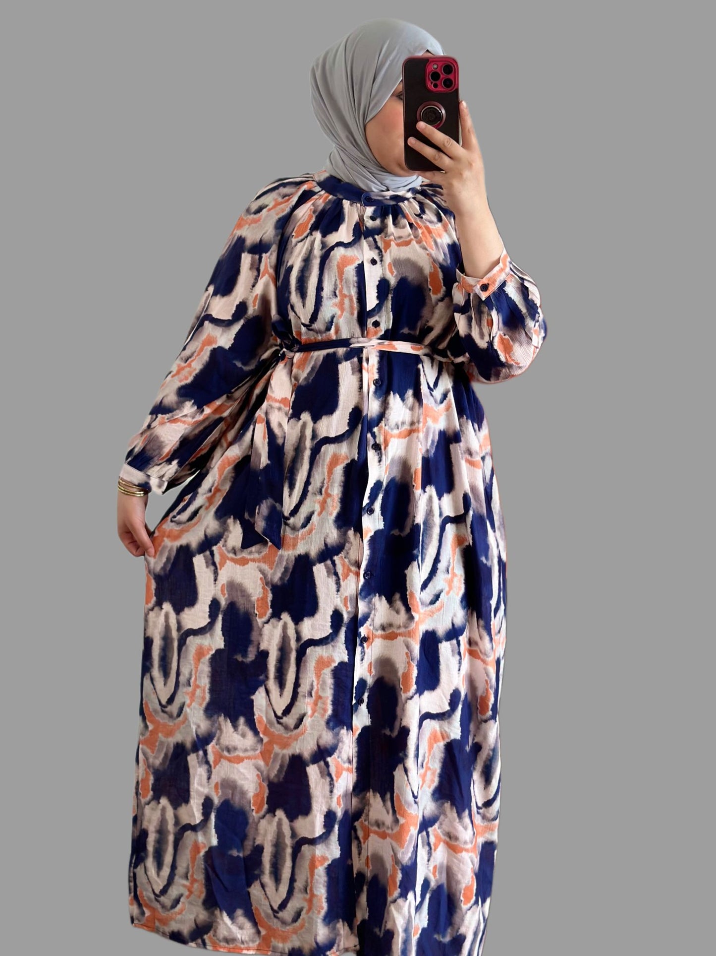 LAYNA KLEID in der Frabe orange
