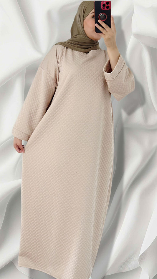 leilas abaya in dunkel bieg