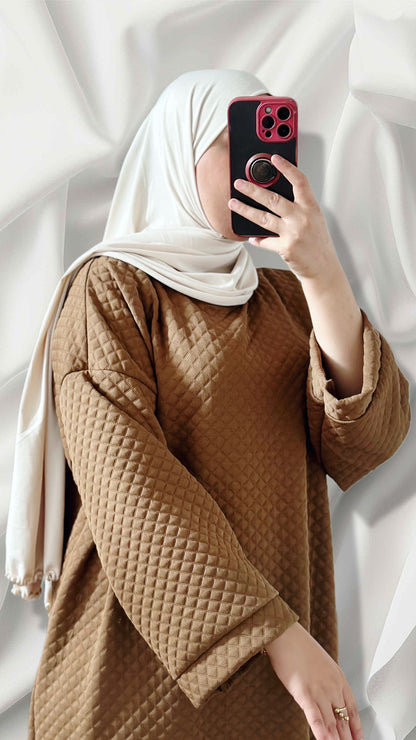 leilas Abaya kamelbraun