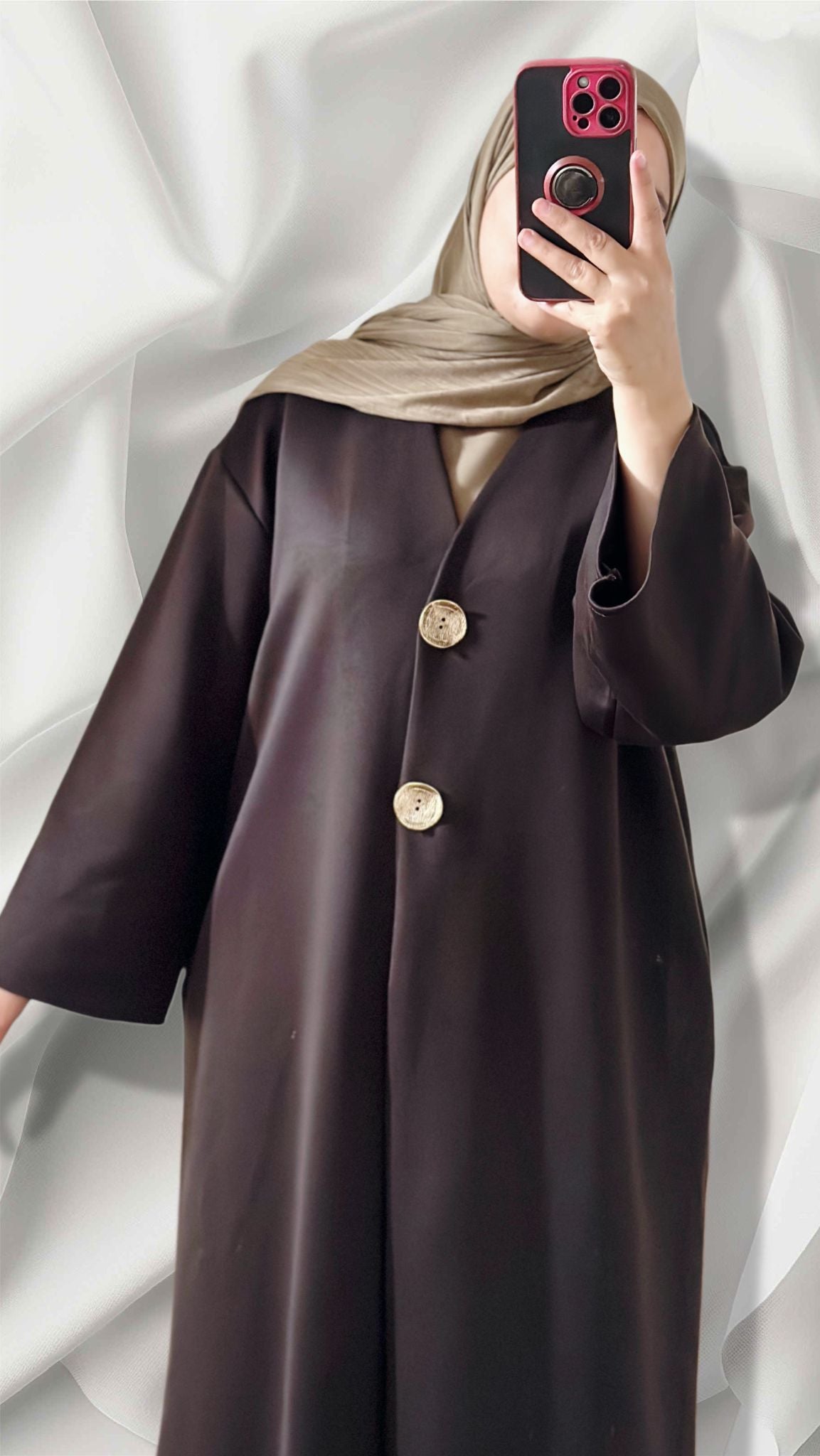 MARWAS kimono in braun