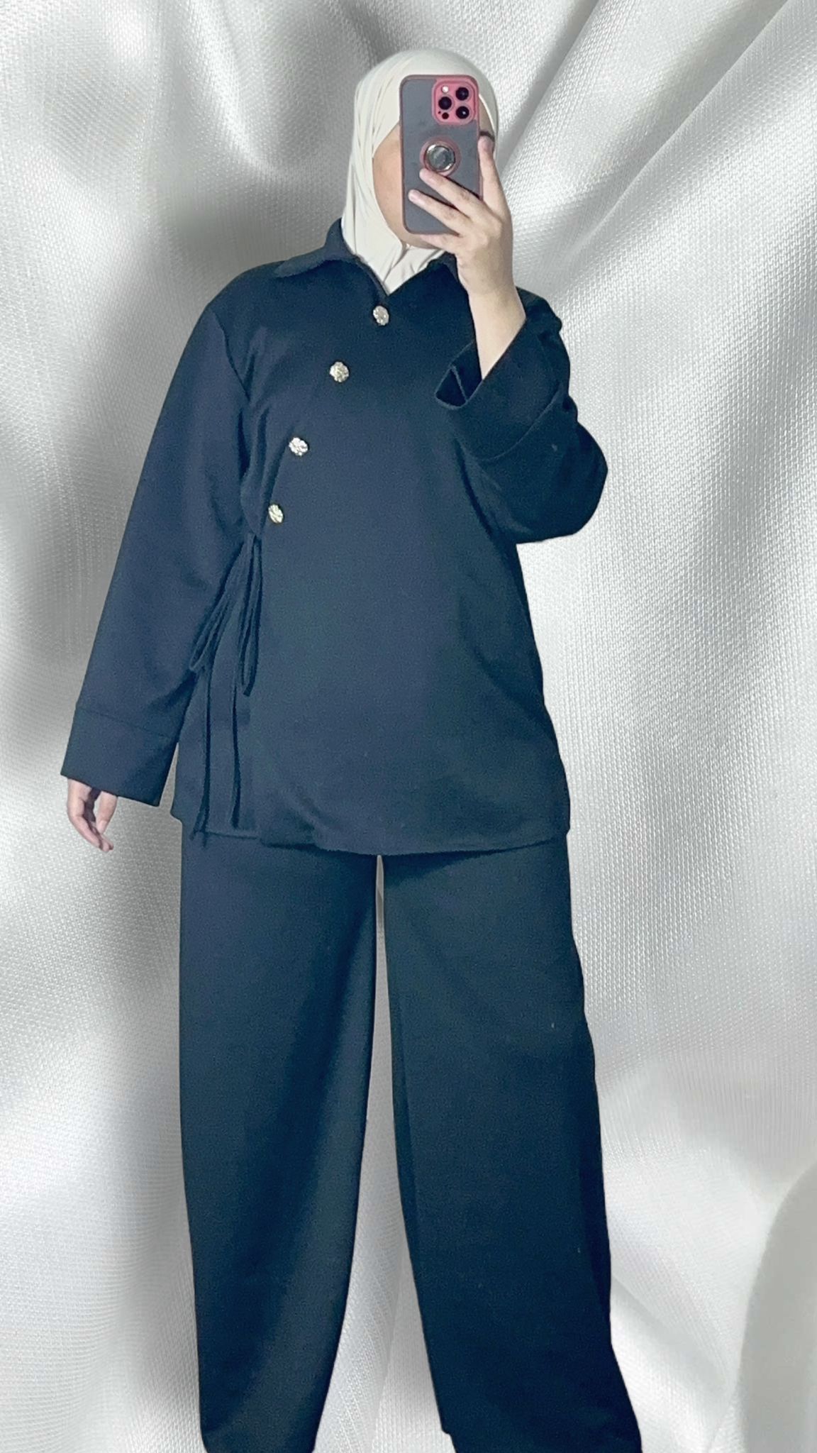 YARA zweiteiler in schwarz