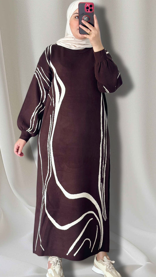 LAYNAs Kleid in braun