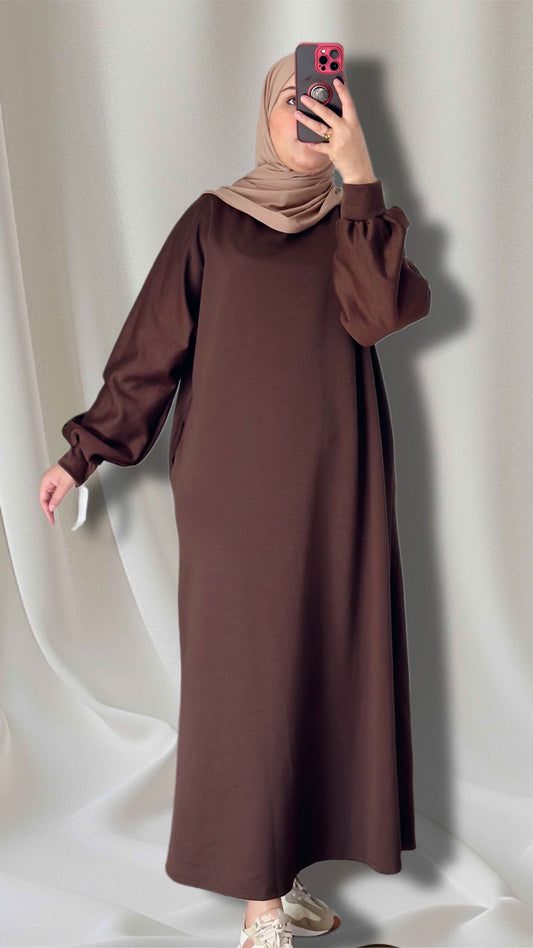 NADIAs abaya in braun