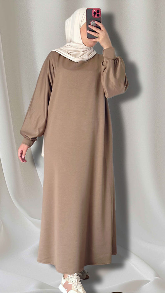 NADIAs abaya in kamele farbe