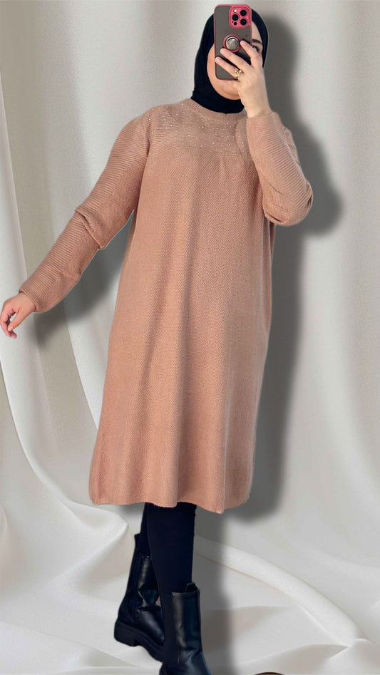 SAFA Pullover in kamele Farbe