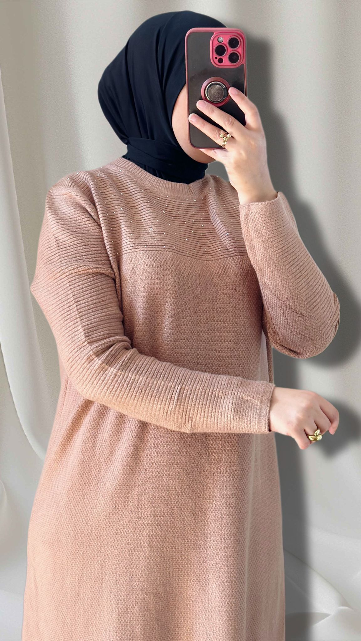 SAFA Pullover in kamele Farbe