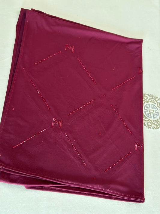 Schal Jersy premium in wein Rot