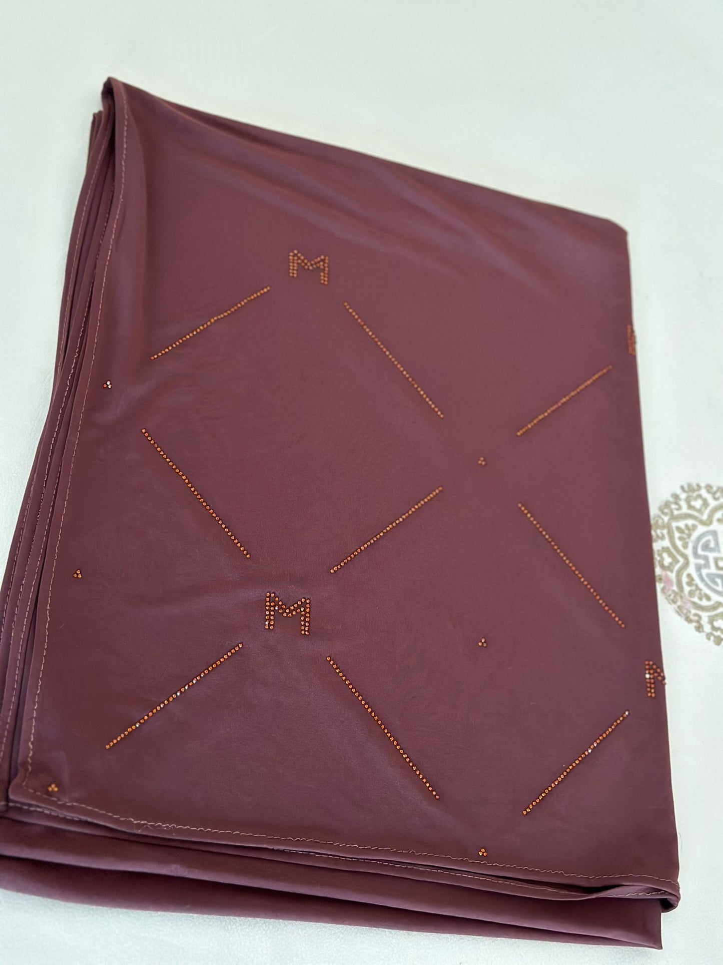 Schal jersy Premium in braun