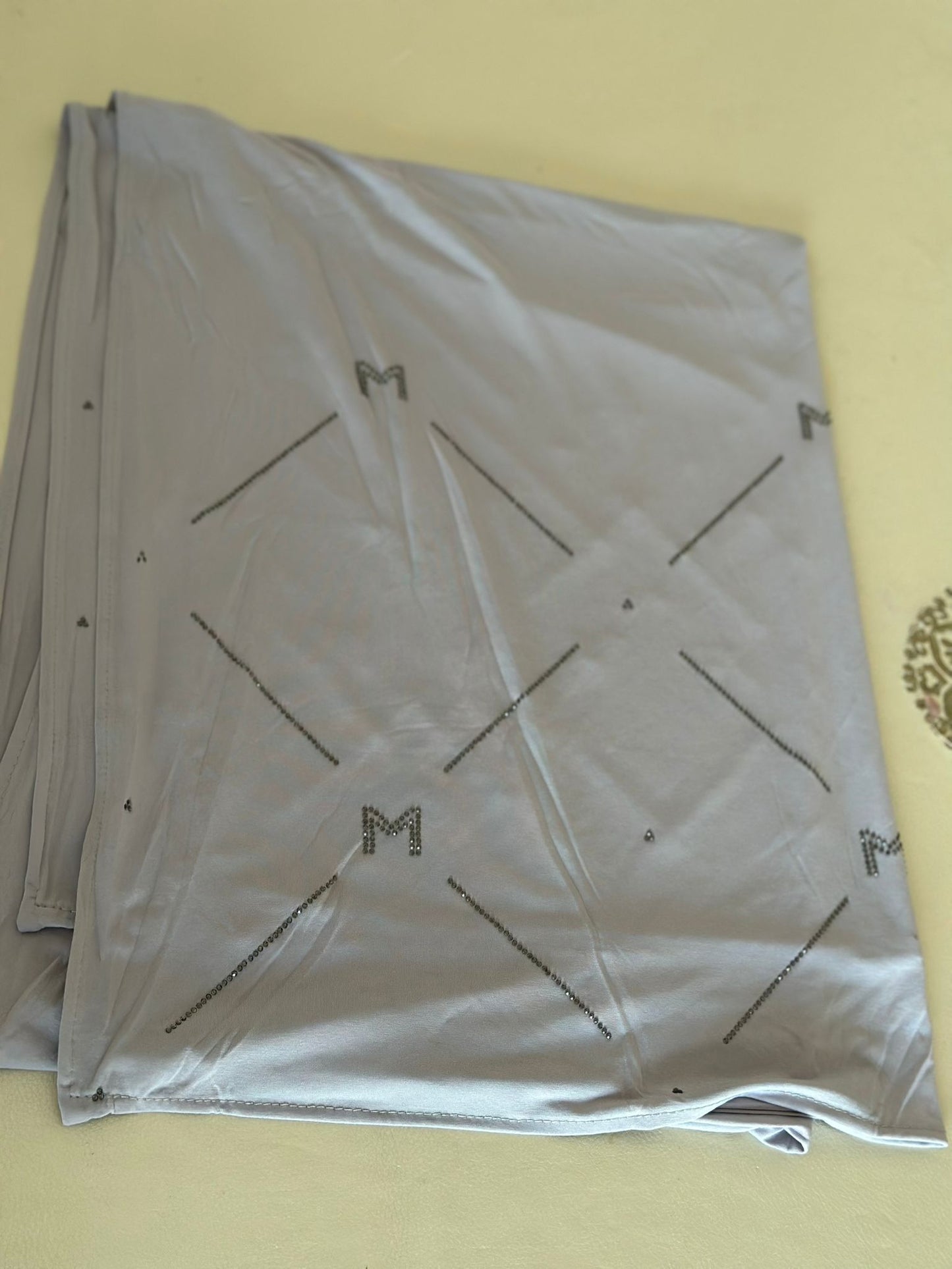 Schal jersy premium in helle grau