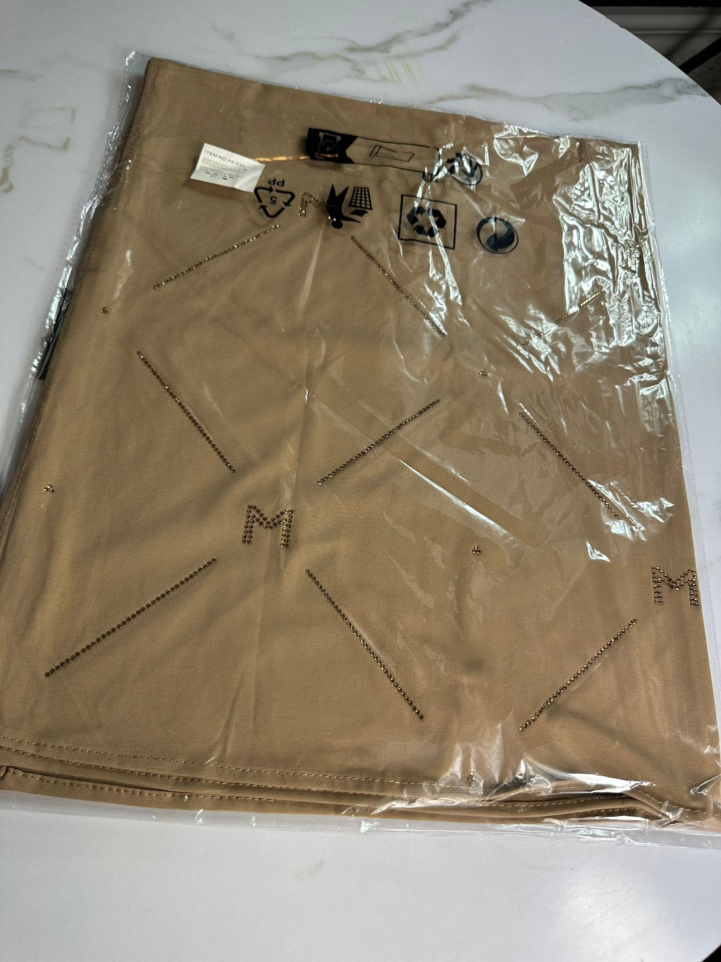 Schal jersy premium in kamele