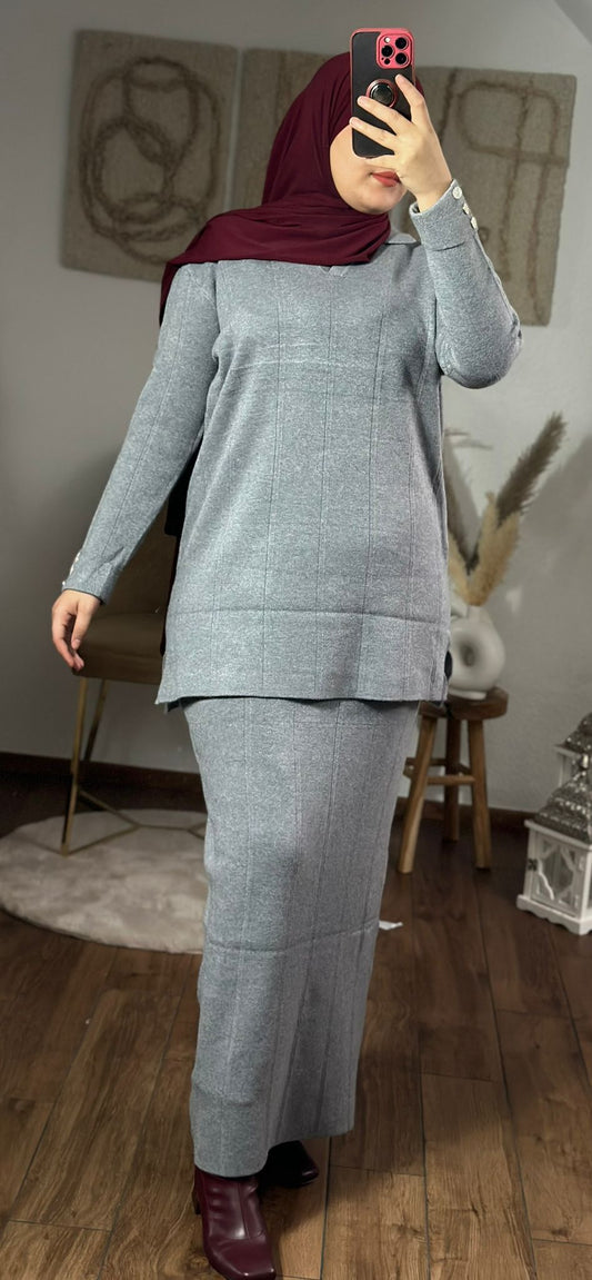 SAMIAs zweiteiler set Rock mit Oberteil