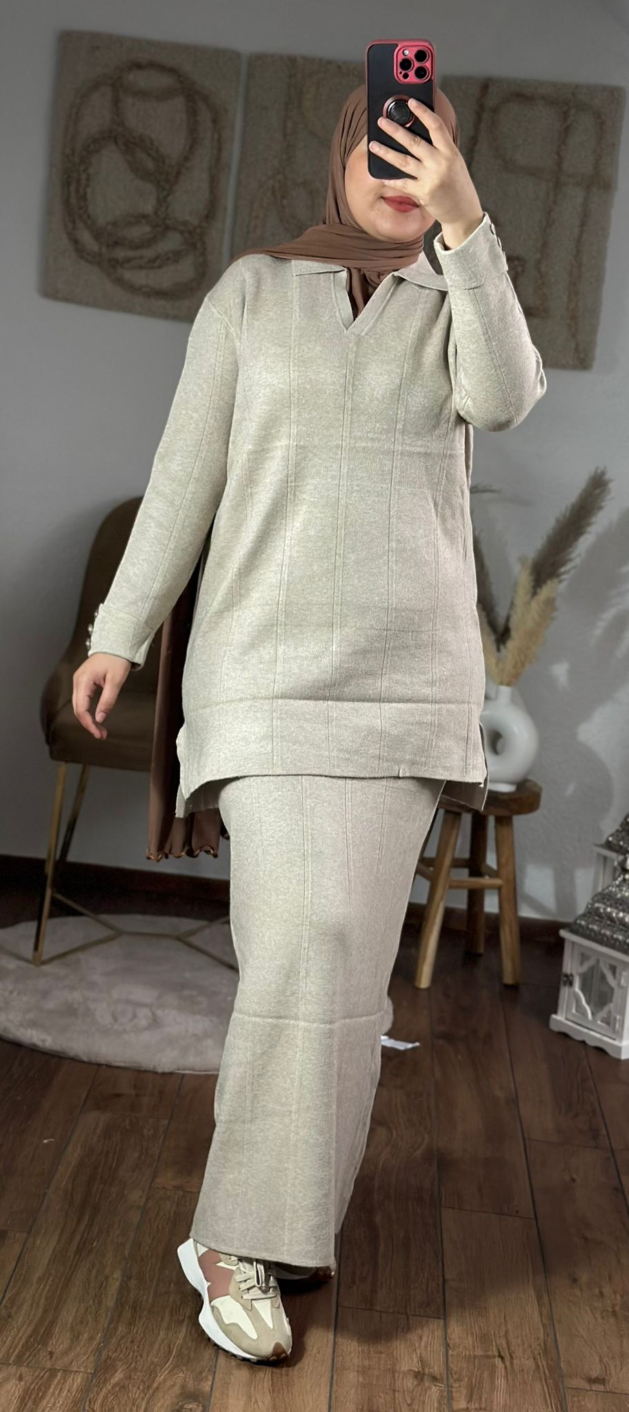 SAMIAs zweiteiler set Rock mit Oberteil