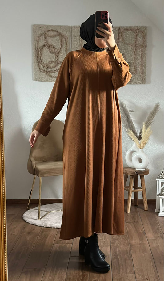 LATAFAs abaya in farbe rust