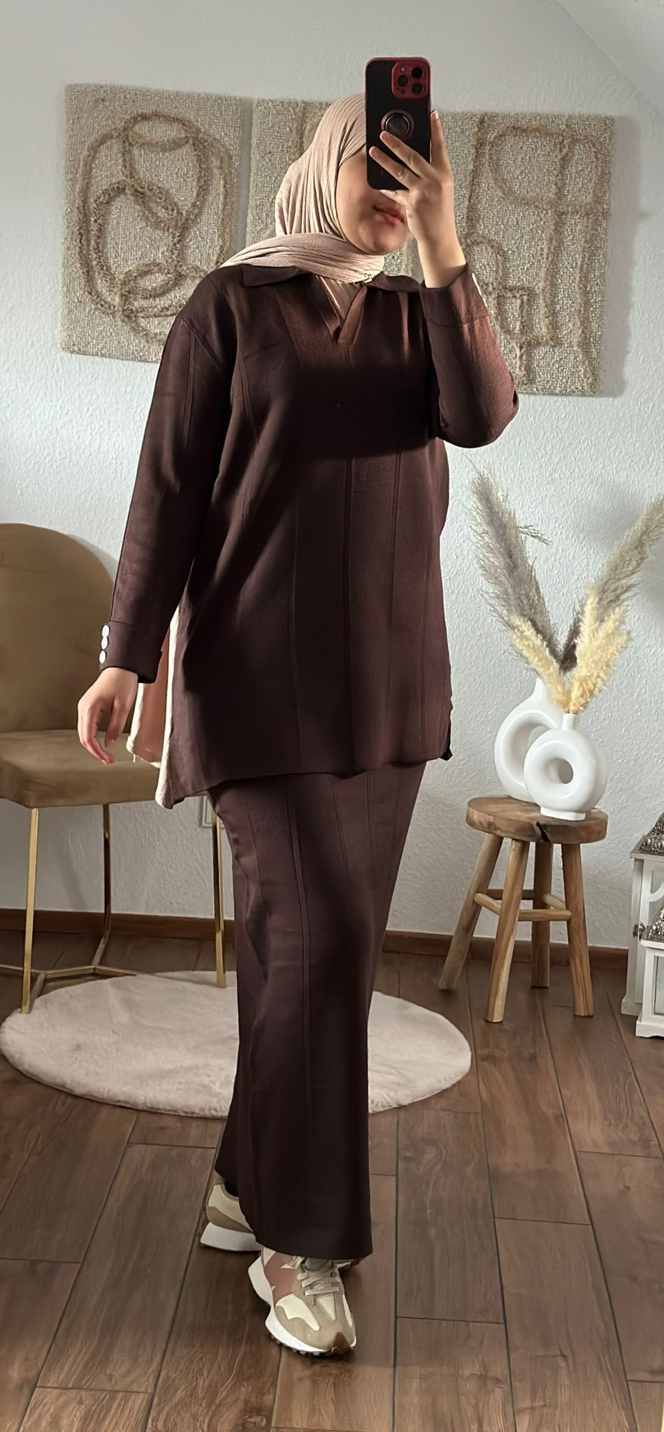 SAMIAs zweiteiler set Rock mit Oberteil