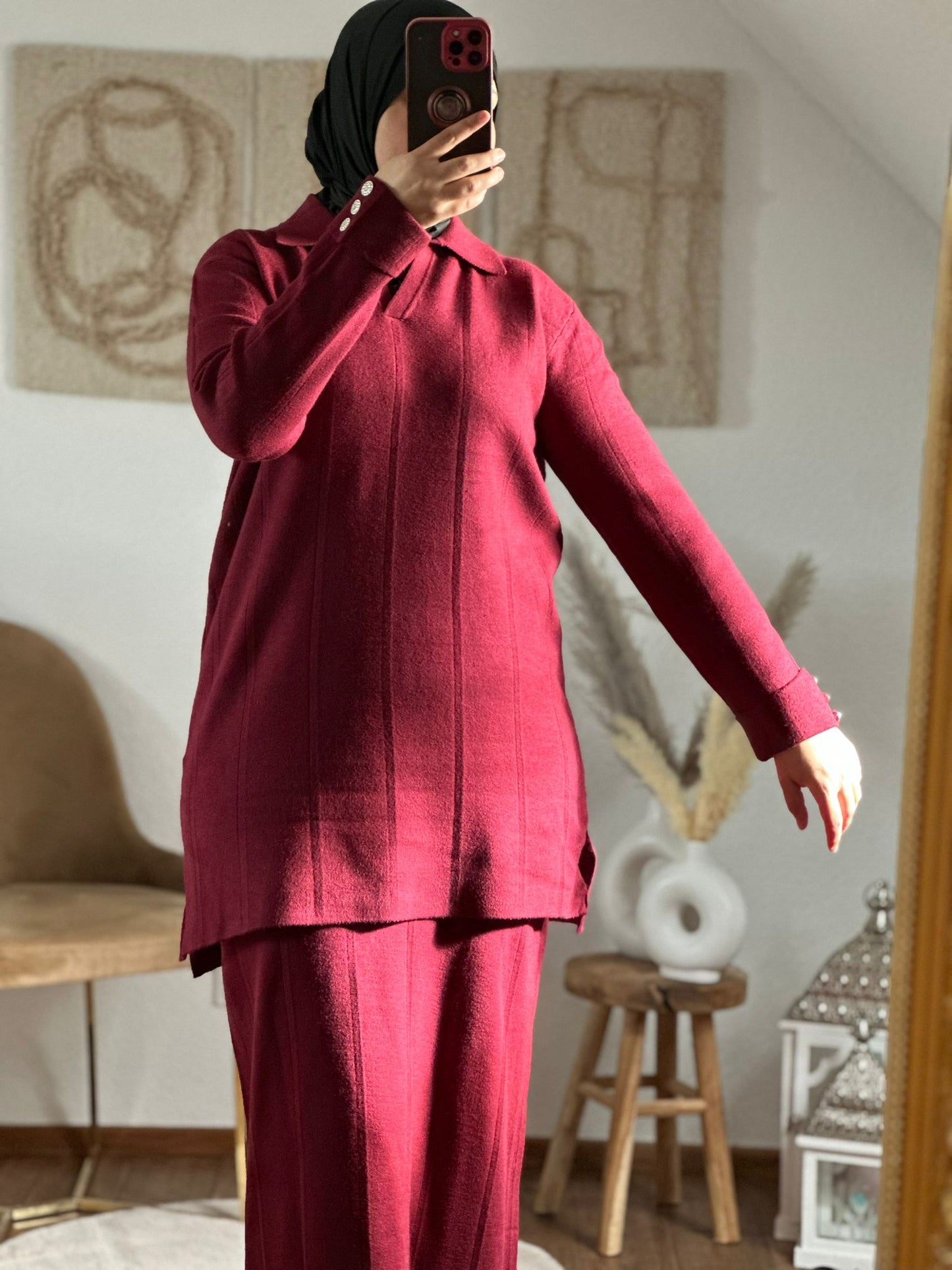 SAMIAs zweiteiler set Rock mit Oberteil