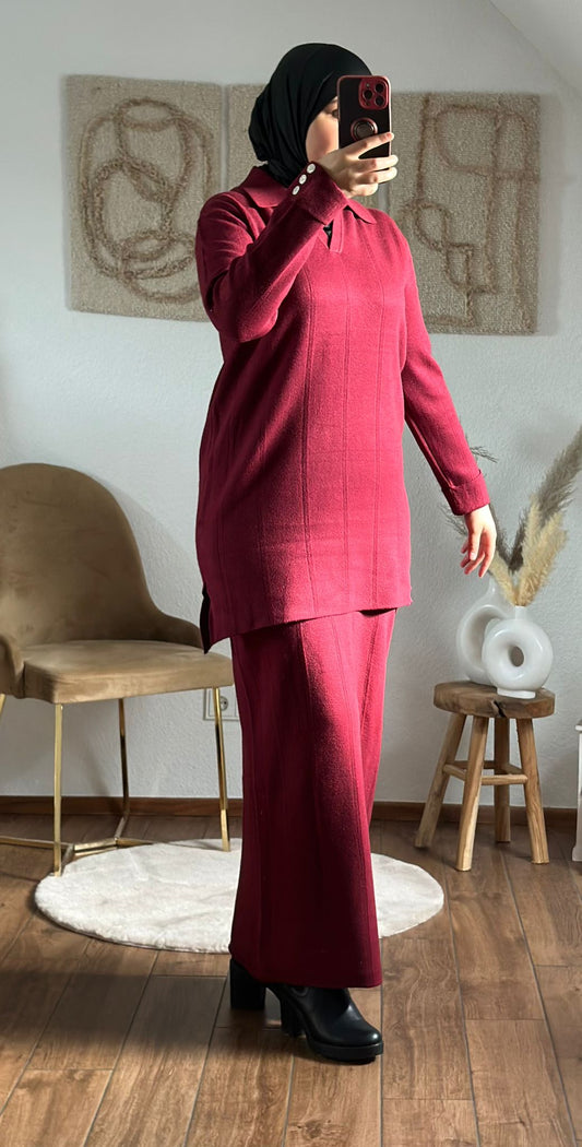 SAMIAs zweiteiler set Rock mit Oberteil