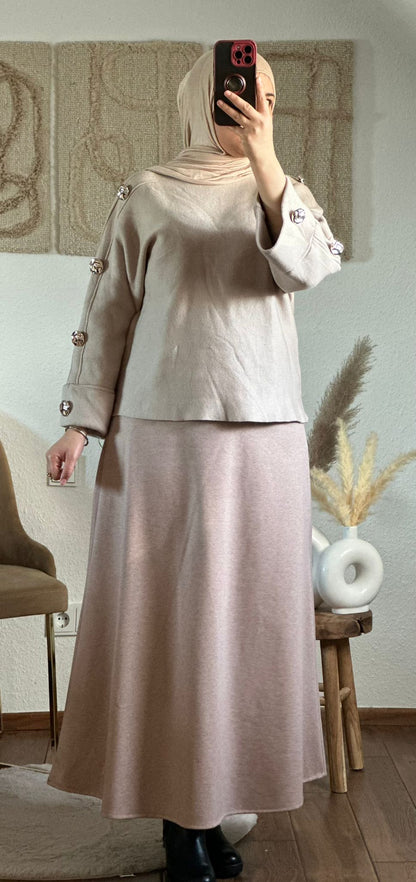 MARYAs Damenstrickpullover in bieg