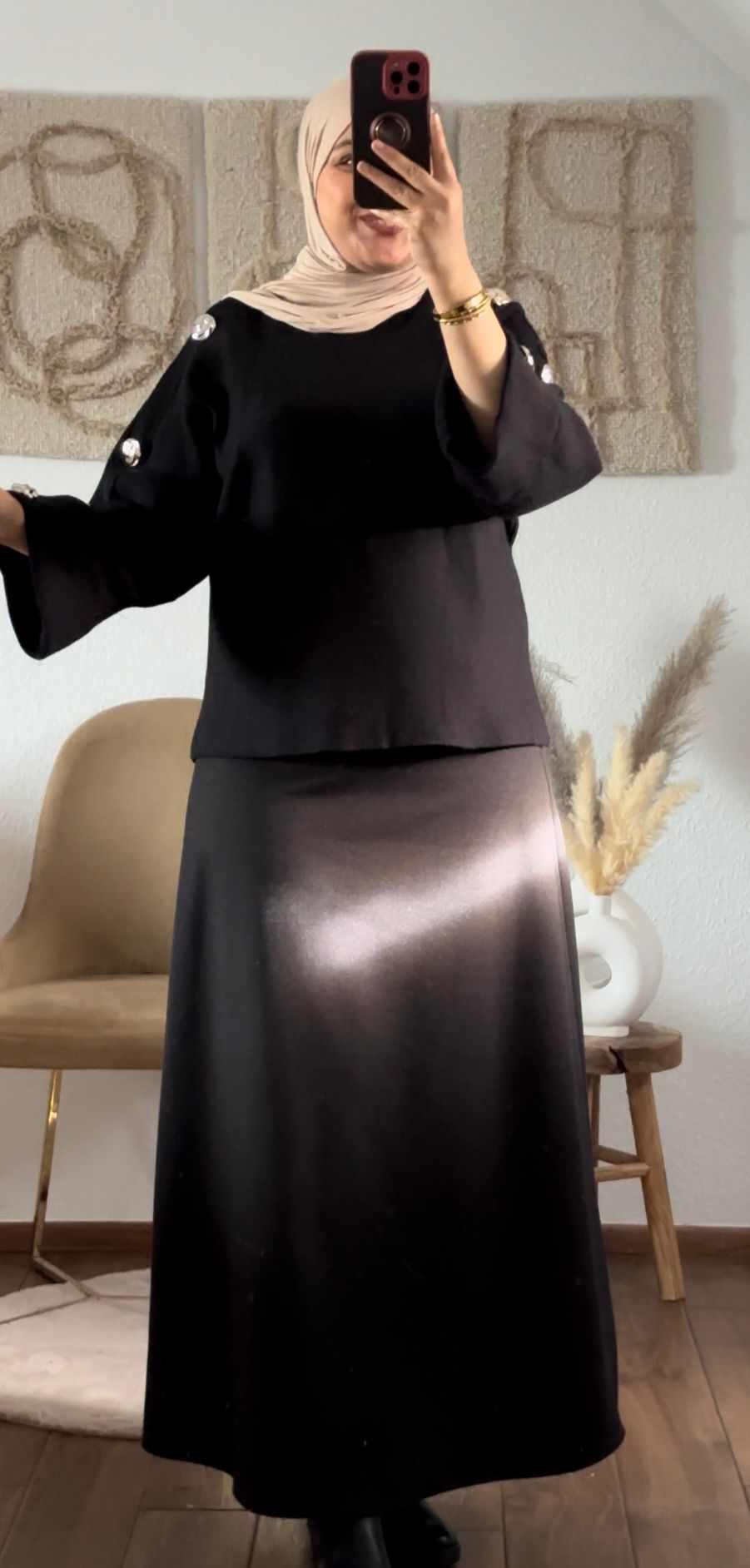 MARYAs Damenkdtrickkleid in schwarz