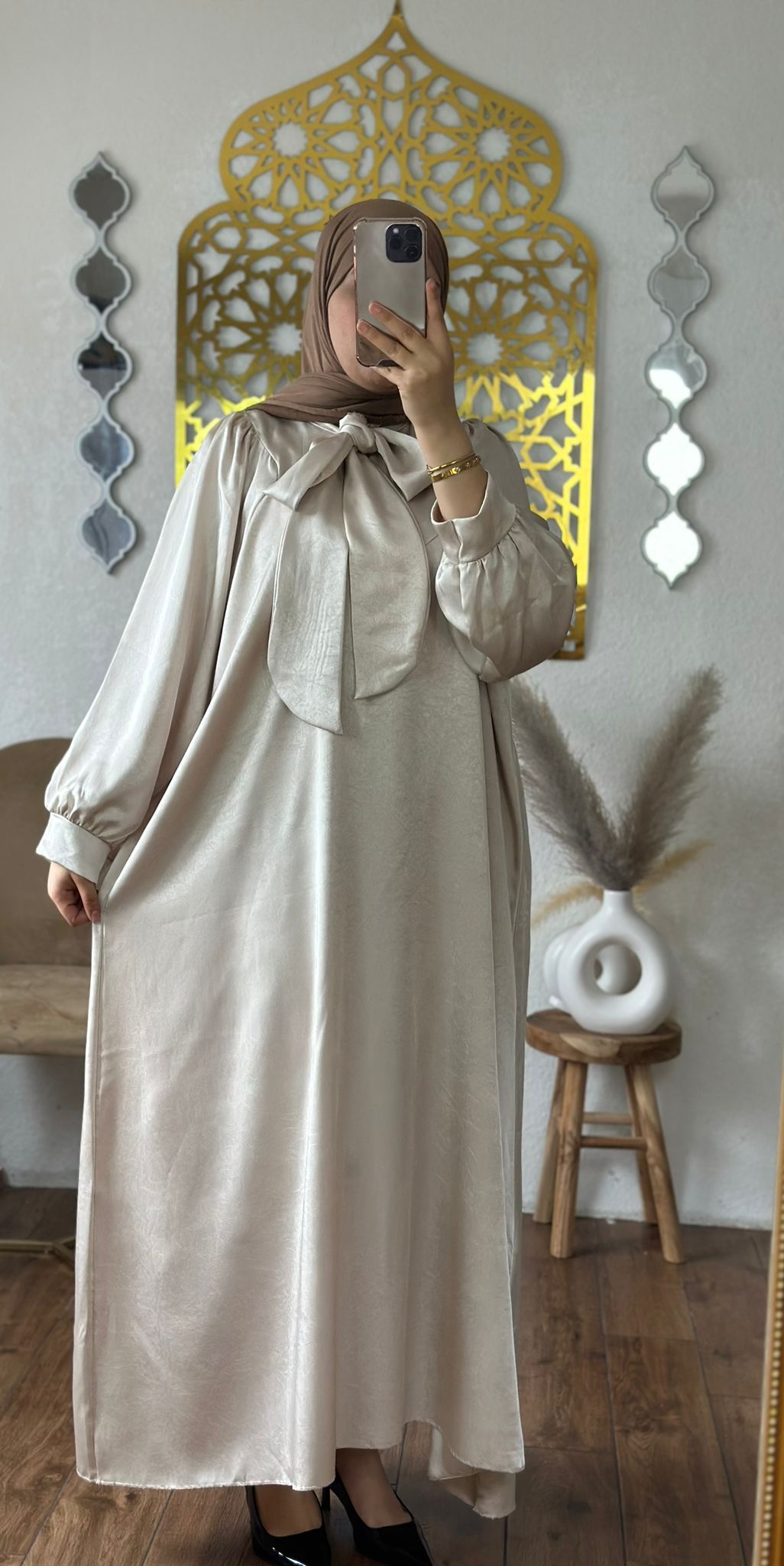 Yara maxikleid in bieg