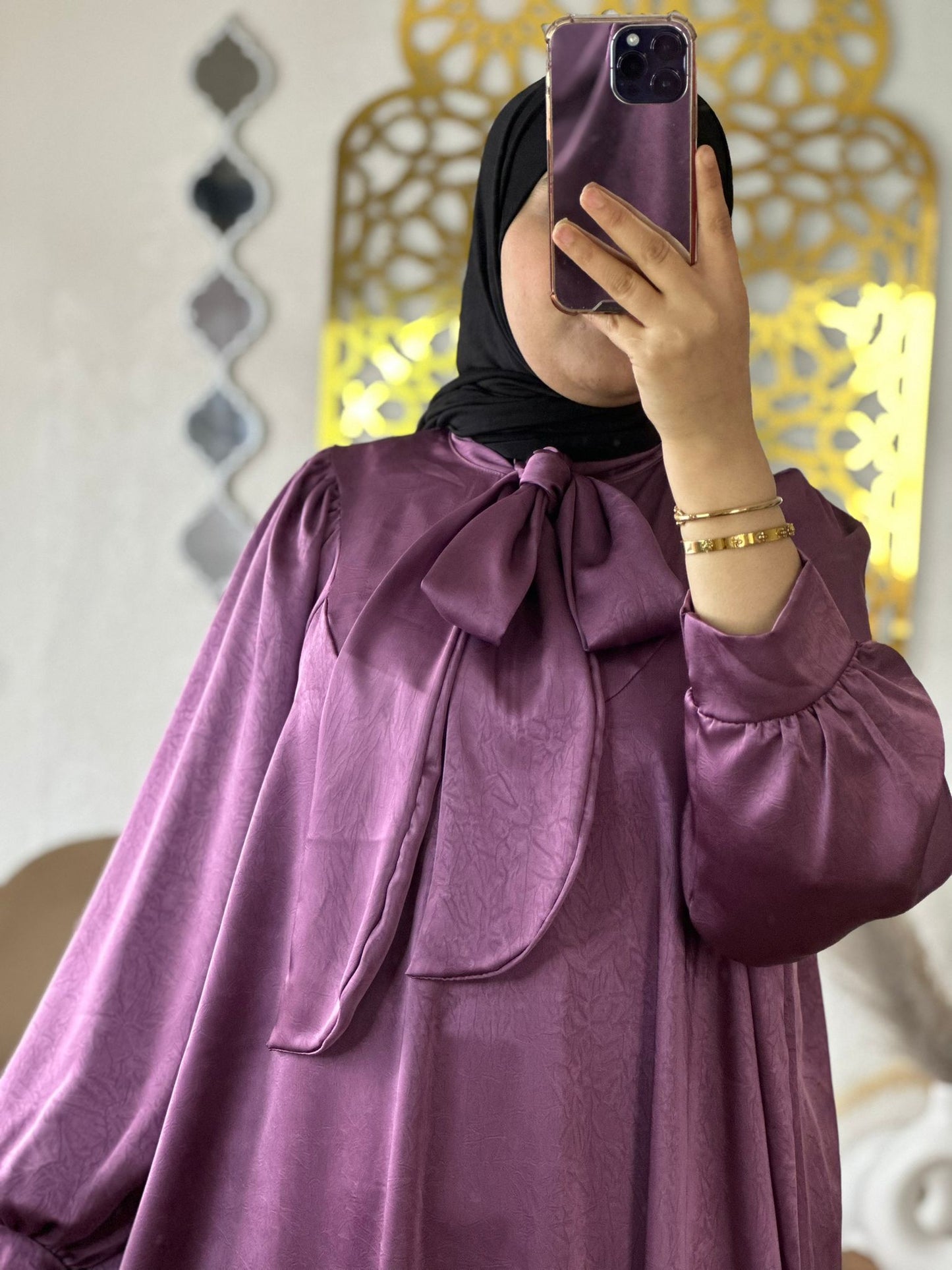 Yara maxikleid in lila