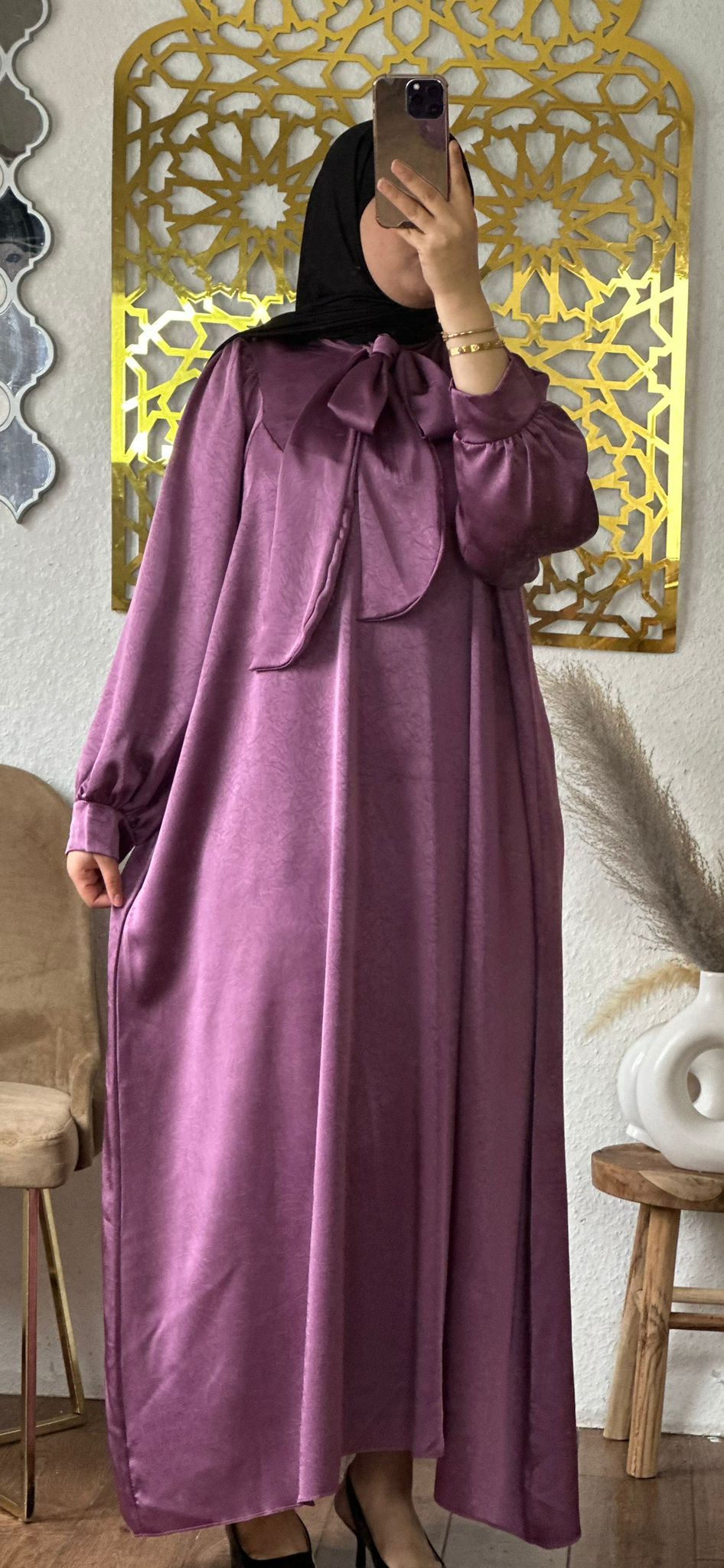 Yara maxikleid in lila