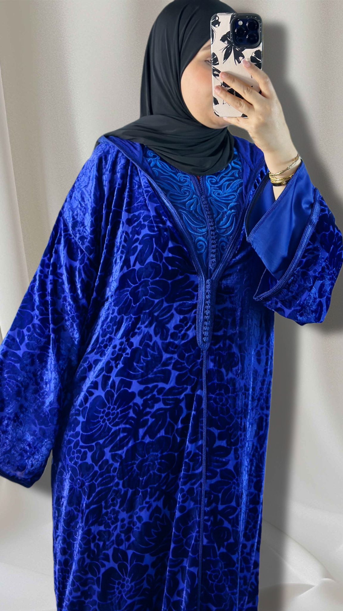 Jellaba in der farbe blau