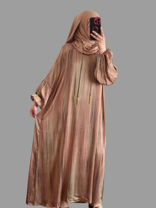 Ein wunderschönes Sommerkleid in der eleganten  LAXFARBE