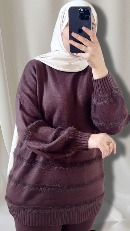 ILY Zweiteiliges Winter_Set BRAUN