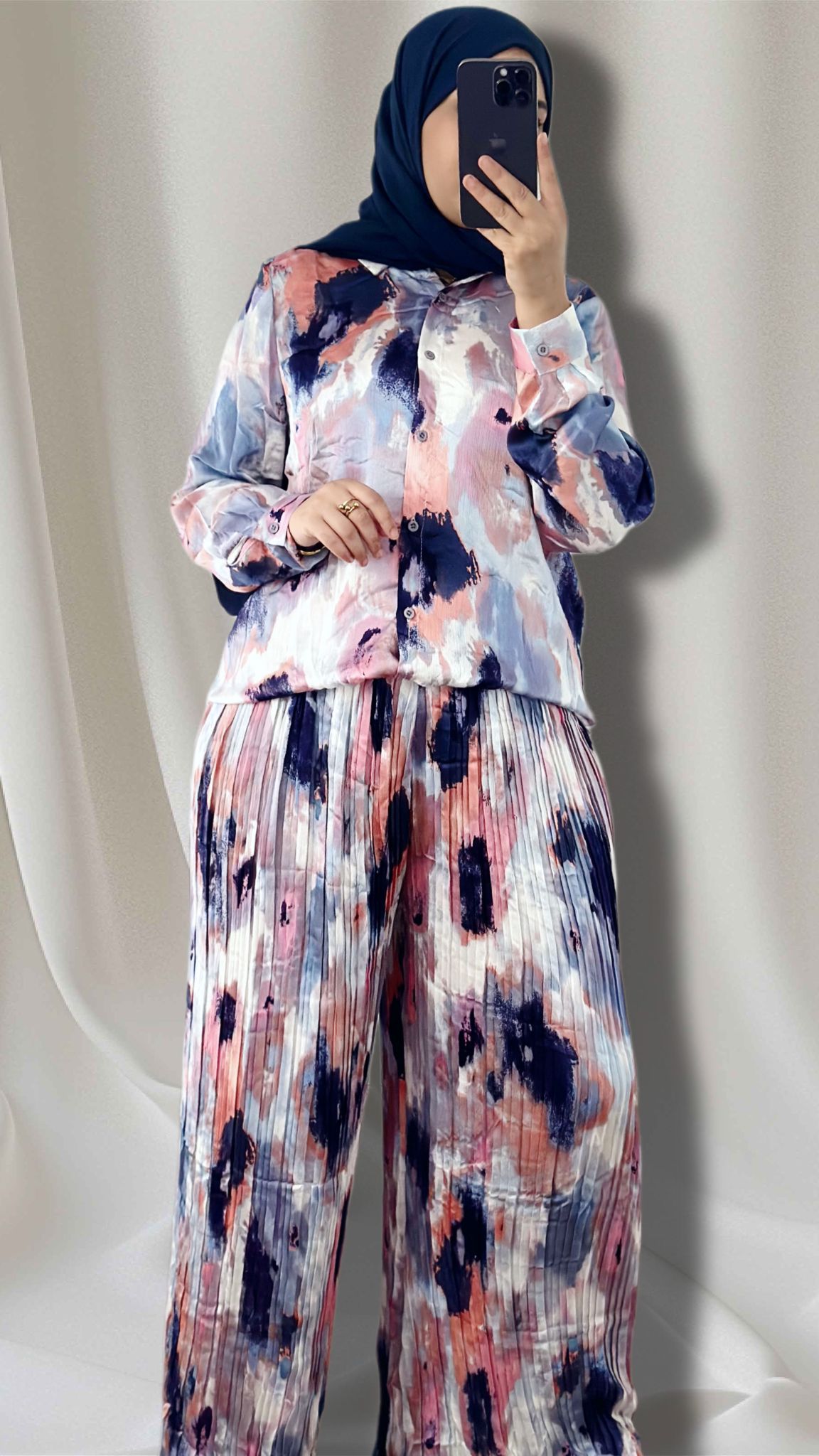 MINA zweiteiliges Set lila
