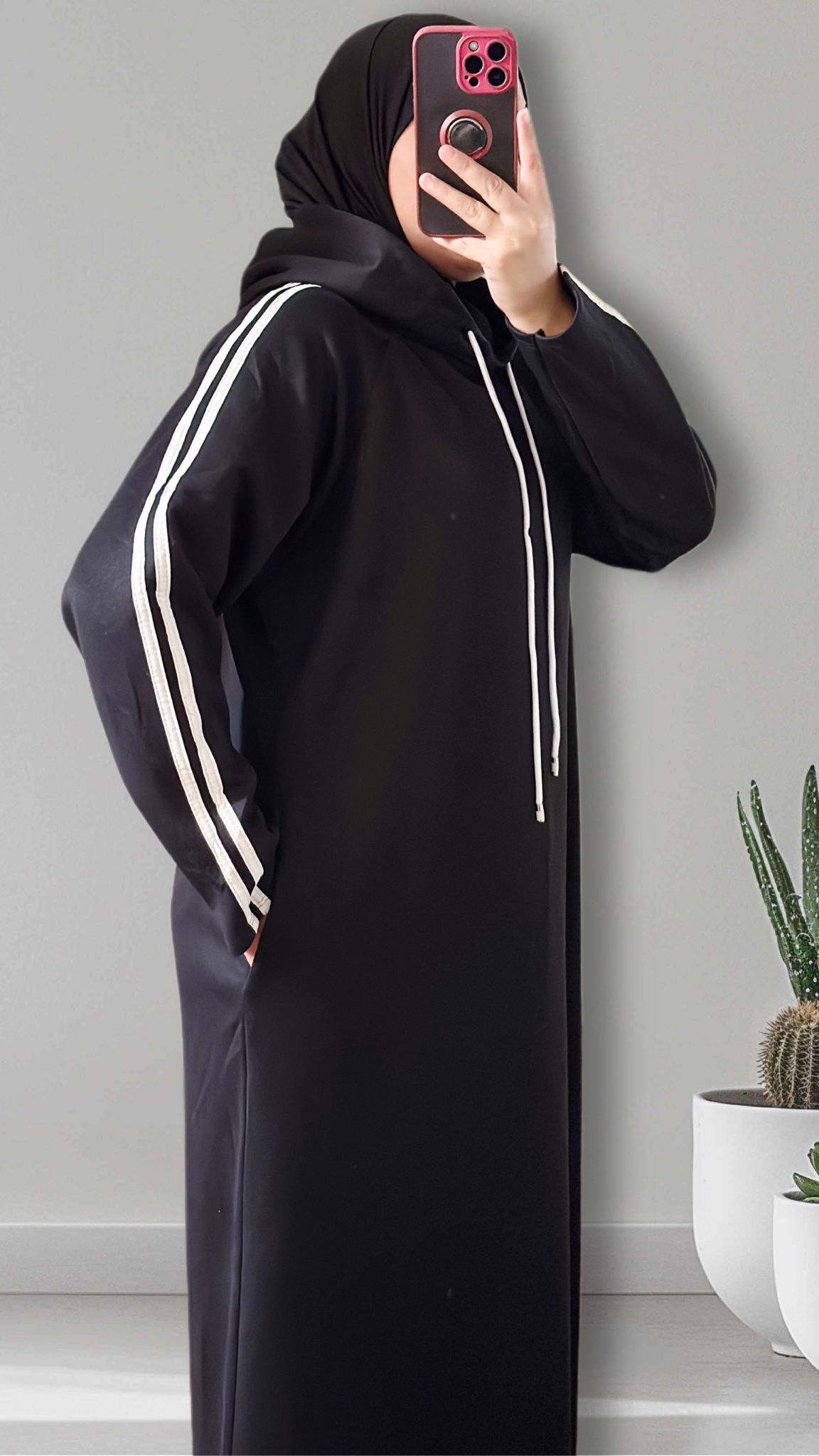 kaputzen kleid  in schwarz